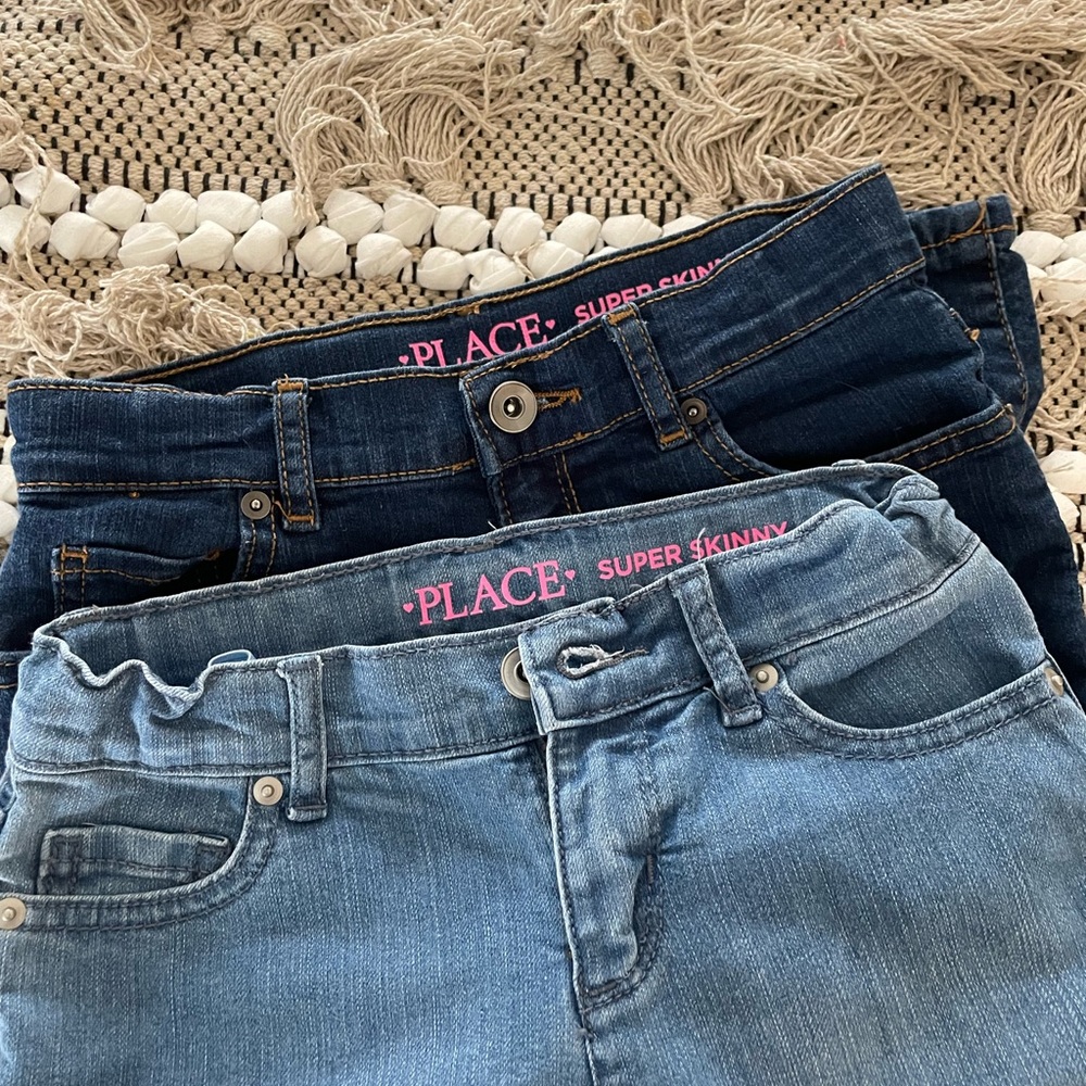 2 pair of Girls jeans